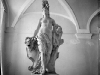 Goddess Minerva, Brukenthal museum entrance, Sibiu, Romania by Michel Delsol