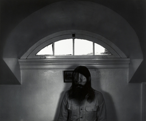 <strong>Bart Parker</strong>Self as Visitor,1972Gelatin silver print,27.9 x 35.6 cmVisual Studies Workshop Collection,Gift of the artist1981:0093:0064