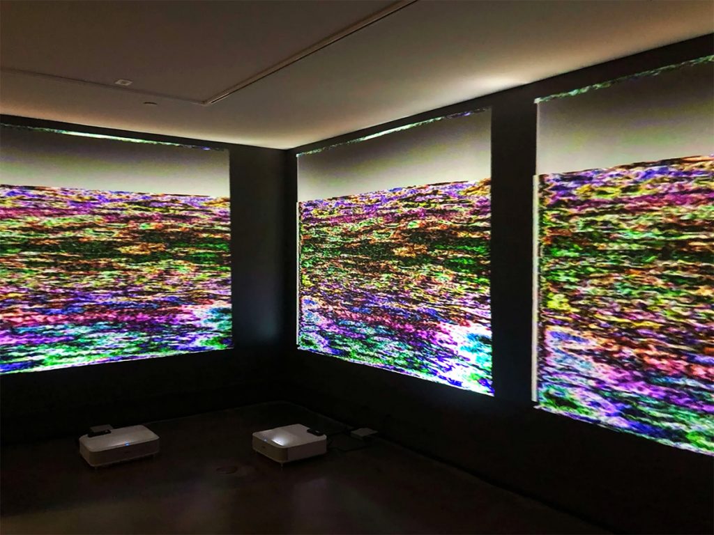 3-channel video installation.