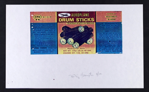 <strong>Hollis Frampton</strong>[Aeroplane drum sticks] From the series By Any Other NameSeries 3,1983Color Xerograph,21.5 x 35.5 cmVisual Studies Workshop Collection, Gift of the artist2000:0111:0005Aperture: 8Camera: NIKON D60Iso: 100Orientation: 1